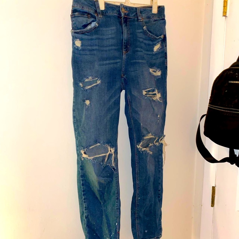 Boyfriend Ripped Jeans